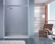 Mampara Rande, plegable frontal para ducha