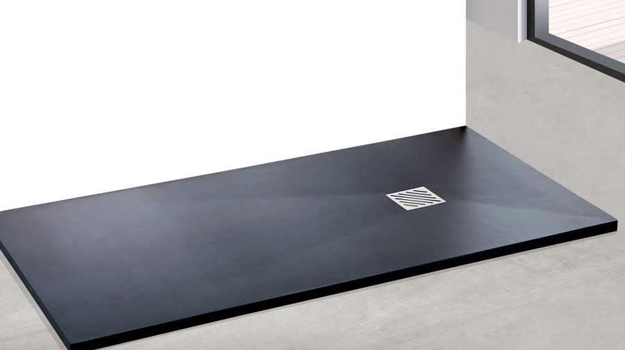 Plato de ducha textura granito